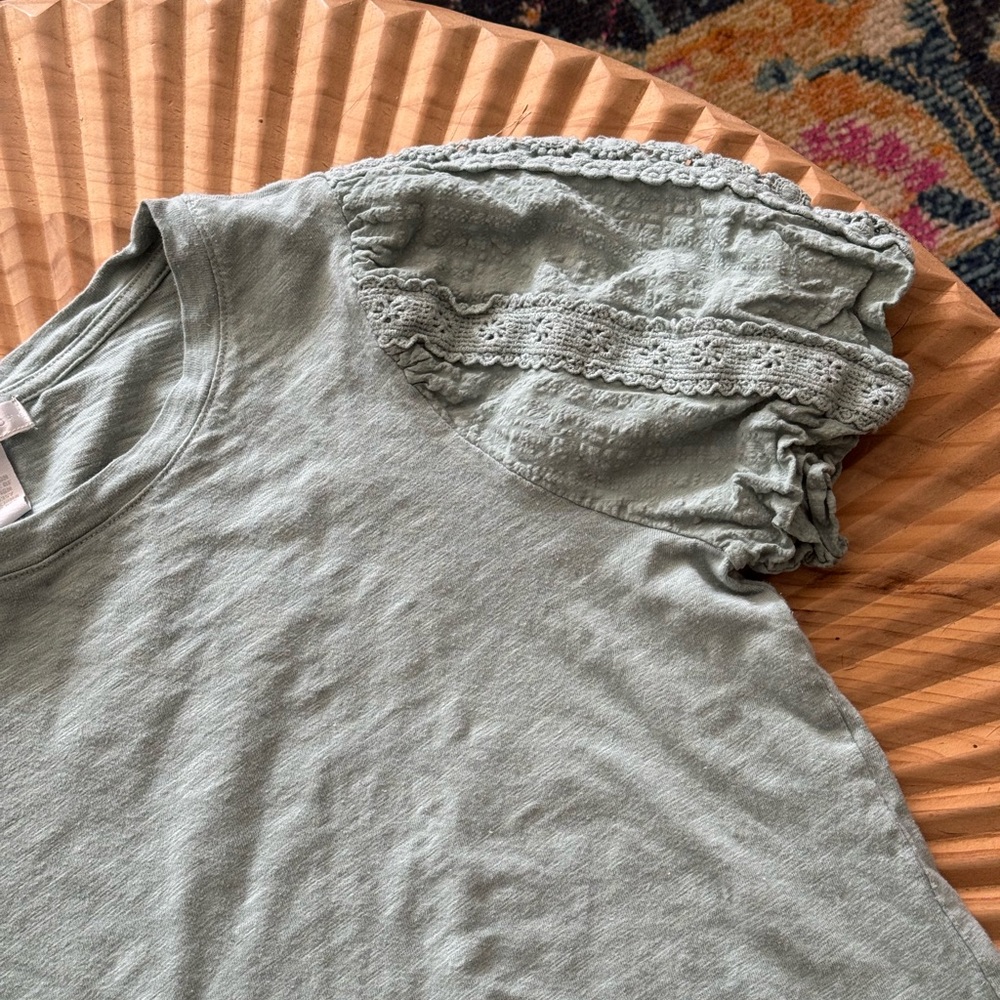 Design History light green top Small